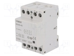 Contactor: 4-pole installation; NO x4; 24VAC; 40A; DIN; IKA