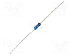 Resistor: metal film; THT; 5.76kΩ; 250mW; ±1%; Ø2.5x6.8mm; axial