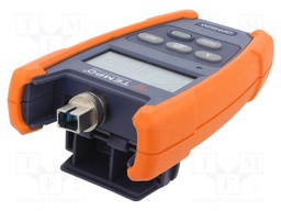 Meter: optical power; LCD; Range: -50÷.27dBm; Meas.accur: ±0.25 dB