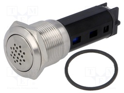 Signaller: sound; 80dB; Ø19mm; 1÷10mm; screw terminals; IP50; 360mW