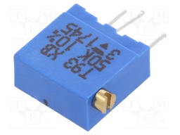 Potentiometer: mounting; multiturn; 50kΩ; 500mW; THT; ±10%; linear