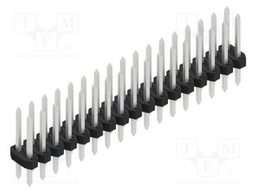 Connector: pin strips; pin header; male; PIN: 34; 2mm; THT; 2x17