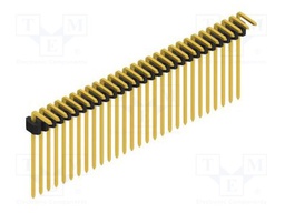 Connector: pin strips; pin header; male; PIN: 28; 1.27mm; THT; 1x28