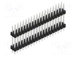 Connector: pin strips; pin header; male; PIN: 38; 2.54mm; THT; 2x19