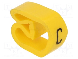 Markers for cables and wires; Label symbol: C; 8÷16mm; PVC; H: 6mm