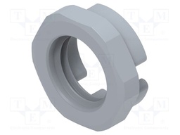 Nut; Thread: M12; Body: grey; Pitch: 1.5; Entrelec
