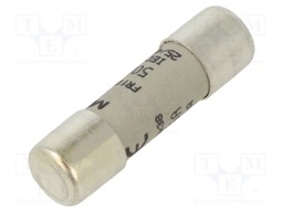 Fuse: fuse; gG,time-lag; 16A; 500VAC; 250VDC; 10x38mm