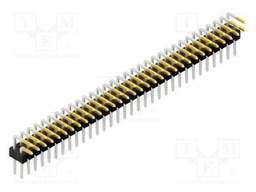 Connector: pin strips; pin header; male; PIN: 64; 2.54mm; THT; 2x32