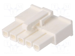 Connector: wire-wire/PCB; plug; female; -40÷105°C; PIN: 5; 4.2mm
