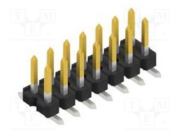 Connector: pin strips; pin header; male; PIN: 14; 2.54mm; SMT; 2x7