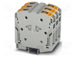 Splice terminal: rail; 232A; 1kV; PA; 25÷95mm2; ways: 3; terminals: 6