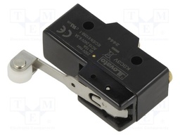 Microswitch SNAP ACTION; 3A/250VAC; with lever (with roller)