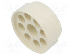 Insert for gland; Size: M63,PG48; Holes no: 8; 10mm