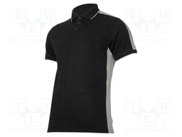 Polo shirt; Size: XXXL; black-grey; women's; 190g/m2