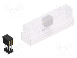 Connector: pin strips; pin header; male; PIN: 6; 2.54mm; SMT; 2x3