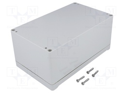 Enclosure: multipurpose; X: 120mm; Y: 200mm; Z: 90mm; 1555; ABS; grey