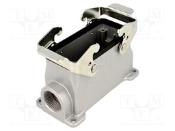 Enclosure: for HDC connectors; C146; size E16; with double latch