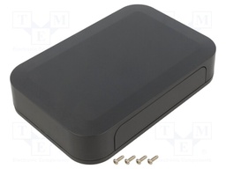 Enclosure: with panel; PF; X: 150mm; Y: 100mm; Z: 30mm; ABS; dark grey