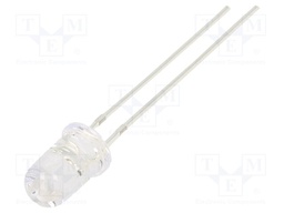 LED; UV; 15°; 7.5÷13mA; P: 208mW; λd: 390-400nm; THT; 3÷13VDC