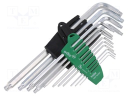 Key set; Torx®; Chrom-vanadium steel; Pcs: 13; Package: blister