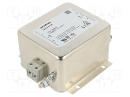 Power Line Filter, Chassis, General Purpose, 250 VAC, 12 A, Single Phase, 1 Stage, Chassis Mount