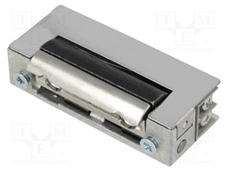 Electromagnetic lock; 20÷25VDC; V: with adjustable hook; H: 67mm