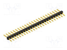 Connector: pin strips; pin header; male; PIN: 24; 2.54mm; SMT; 1x24