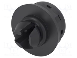 Pressure compensation device; -20÷100°C; Body: black; Entrelec