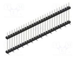 Connector: pin strips; pin header; male; PIN: 27; 2mm; SMT; 1x27