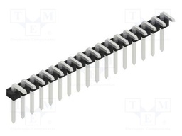 Connector: pin strips; pin header; male; PIN: 17; 2.54mm; THT; 1x17