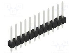 Connector: pin strips; pin header; male; PIN: 12; 2.54mm; THT; 1x12