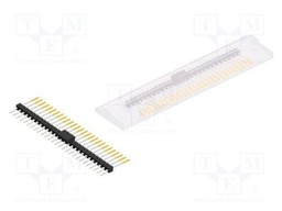 Connector: pin strips; pin header; male; PIN: 27; 2.54mm; SMT; 1x27