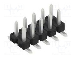 Connector: pin strips; pin header; male; PIN: 10; 2.54mm; SMT; 2x5
