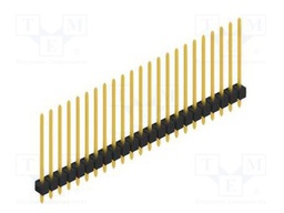 Connector: pin strips; pin header; male; PIN: 23; 2.54mm; THT; 1x23