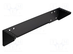 Mounting rack; black; Height: 2U; Standard: 19"