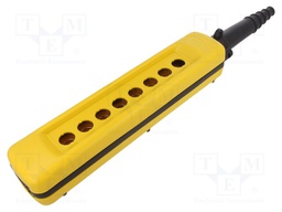 Enclosure: for remote controller; X: 80mm; Y: 370mm; Z: 70mm; yellow