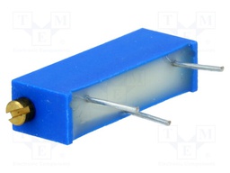 Potentiometer: mounting; multiturn; 1MΩ; 750mW; ±10%; linear