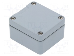 Enclosure: multipurpose; X: 58mm; Y: 64mm; Z: 34mm; GA; aluminium