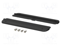 Set of wall holders; black; 2pcs.