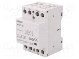 Contactor: 4-pole installation; NC x2 + NO x2; 230VAC; 40A; DIN