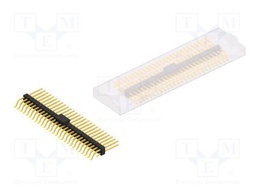Connector: pin strips; pin header; male; PIN: 54; 2.54mm; SMT; 2x27
