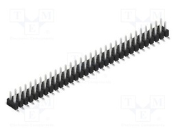 Connector: pin strips; pin header; male; PIN: 62; 2.54mm; SMT; 2x31