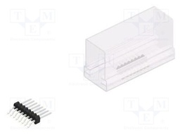 Connector: pin strips; pin header; male; PIN: 8; 1.27mm; SMT; 1x8