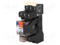 Relay: interface; 3PDT; Ucoil: 24VDC; 10A; 10A/250VAC; 10A/30VDC