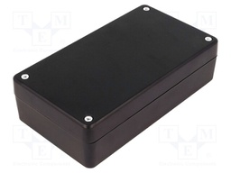 Enclosure: multipurpose; X: 84mm; Y: 154mm; Z: 42mm; ABS; black