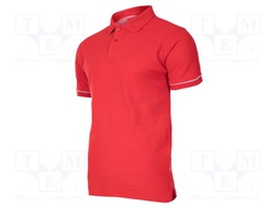 Polo shirt; Size: XL; red; 220g/m2