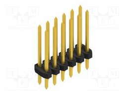 Connector: pin strips; pin header; male; PIN: 12; 2mm; THT; 2x6; 100V