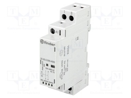 Relay: installation; monostable; NO x2; Ucoil: 230VAC; 25A; IP20