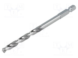 Drill bit; for metal; Ø: 8mm; L: 117mm; HSS; Working part len: 75mm