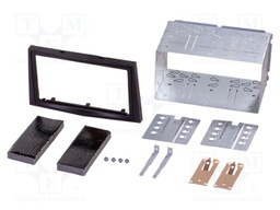 Radio frame; Opel; 2 DIN; black
